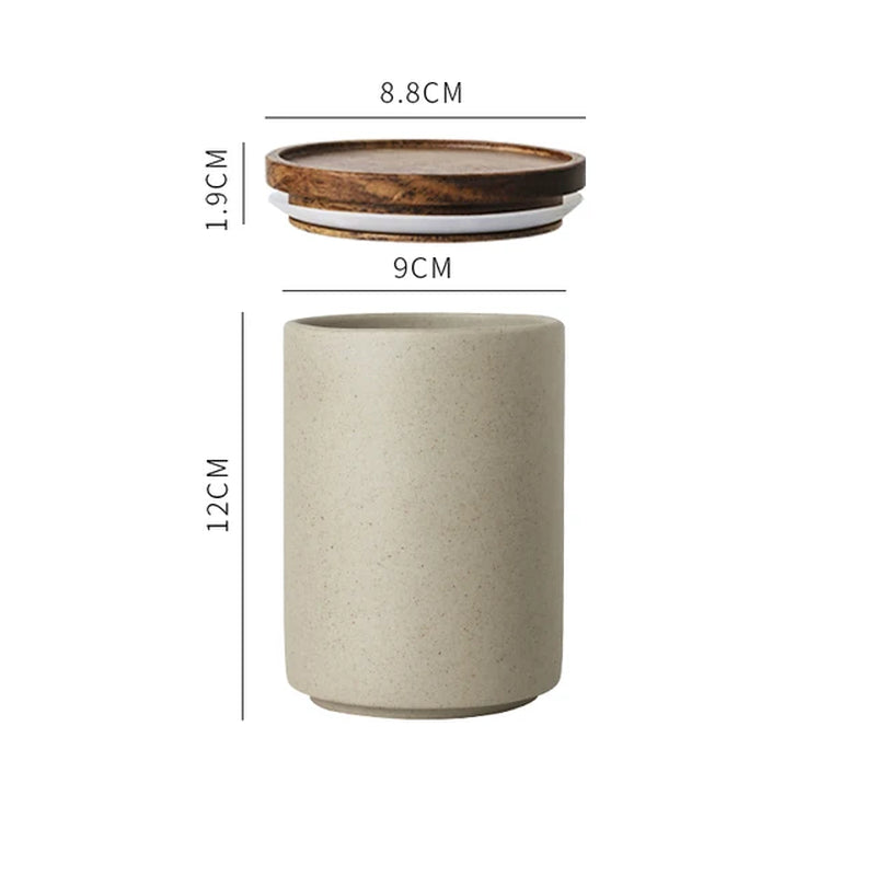 Retro Ceramic Storage Jar