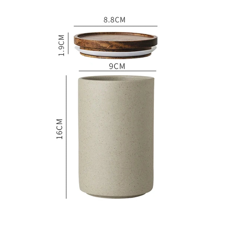 Retro Ceramic Storage Jar