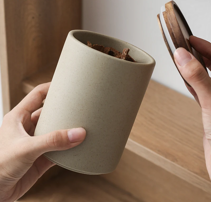 Retro Ceramic Storage Jar