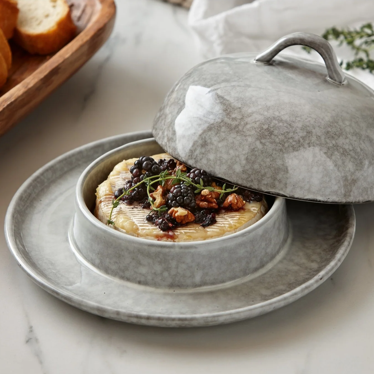 Rustic Brie Baker Stoneware