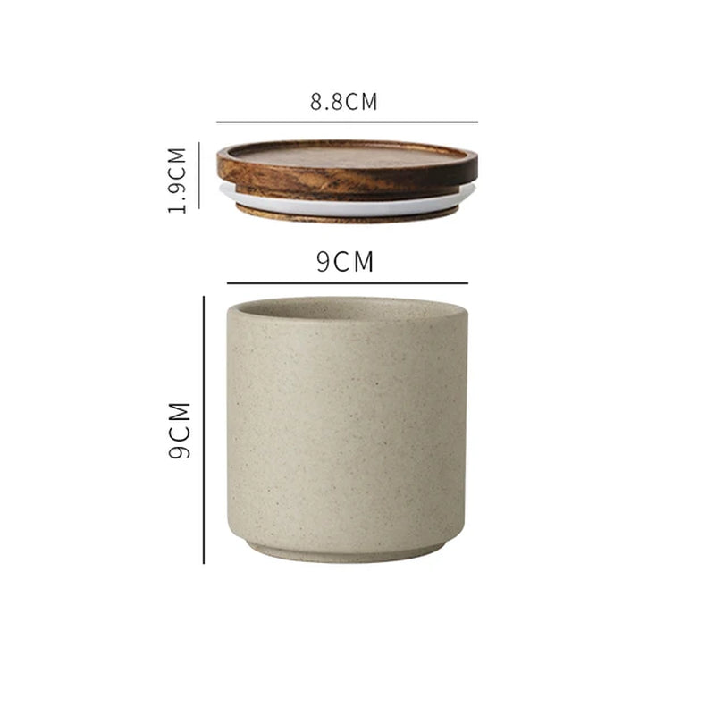 Retro Ceramic Storage Jar