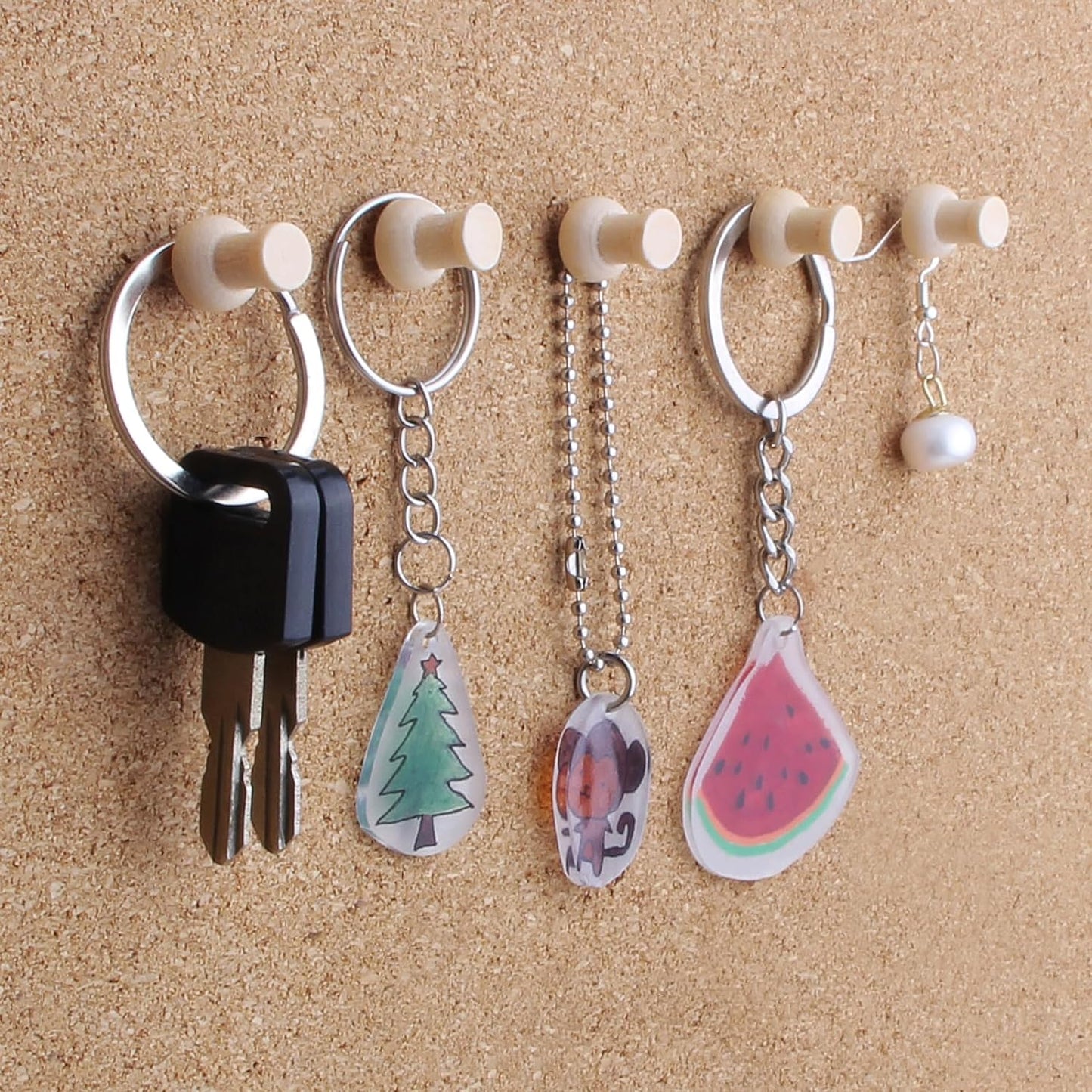 Wood Push Pins | 120 Pcs