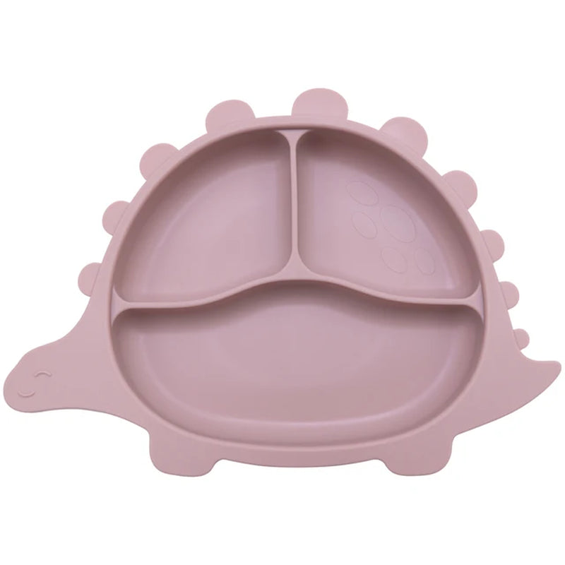 Dinosaur Baby Silicone Dining Plate