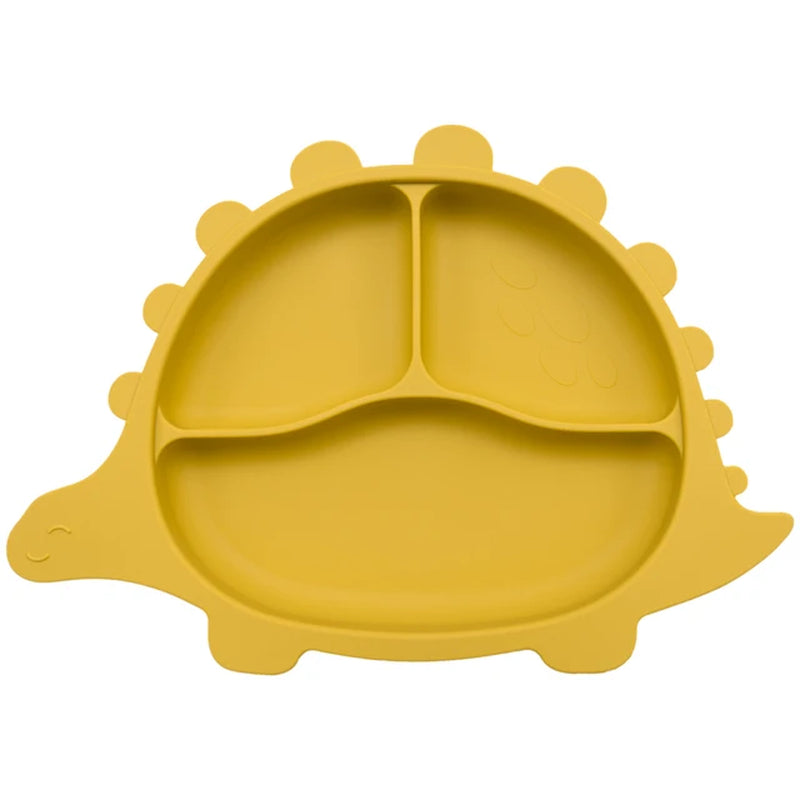 Dinosaur Baby Silicone Dining Plate