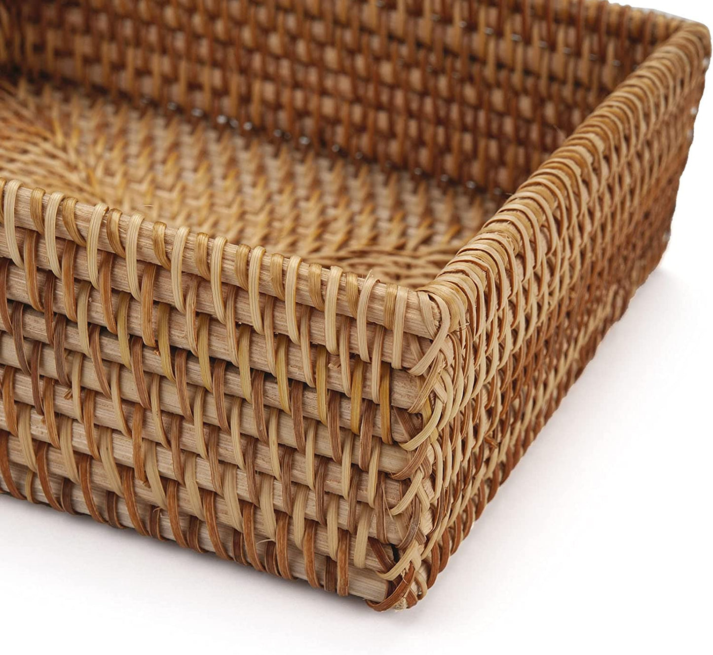 Rattan Napkin Holder Square