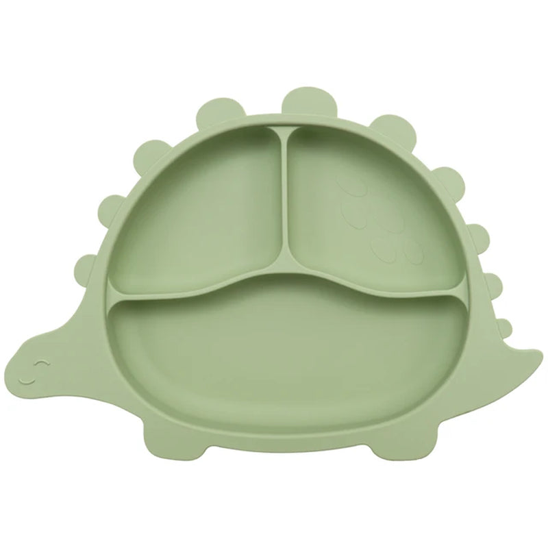 Dinosaur Baby Silicone Dining Plate