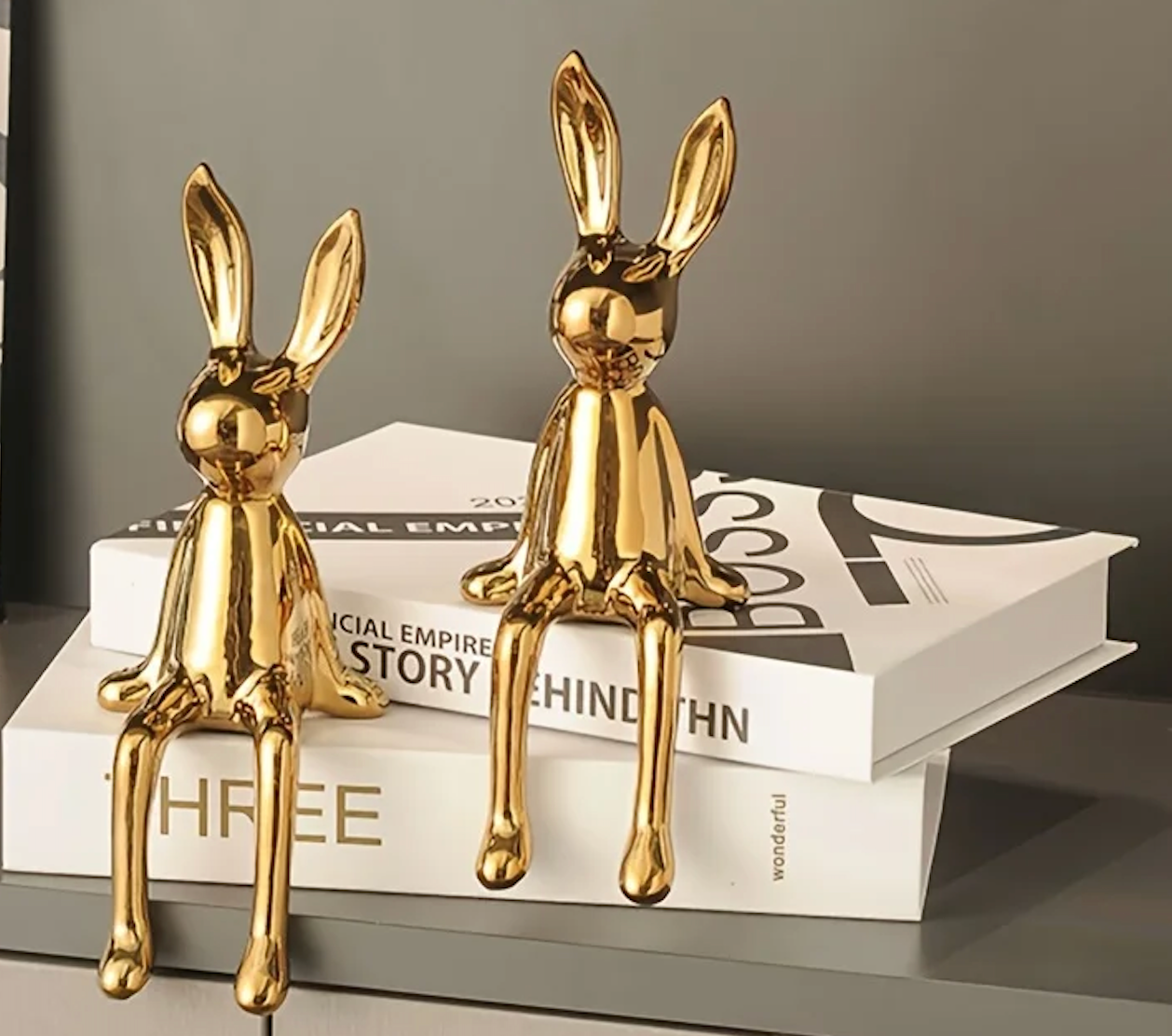 Ceramic Long-Eared Sitting Rabbit
