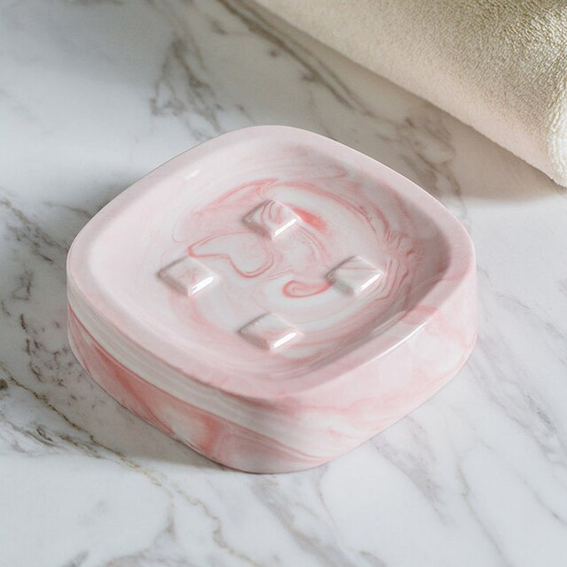 European Bathroom Wash Set Ceramic Soap