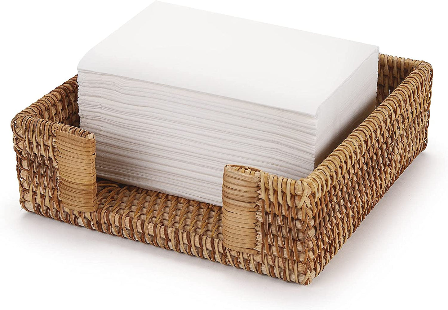 Rattan Napkin Holder Square