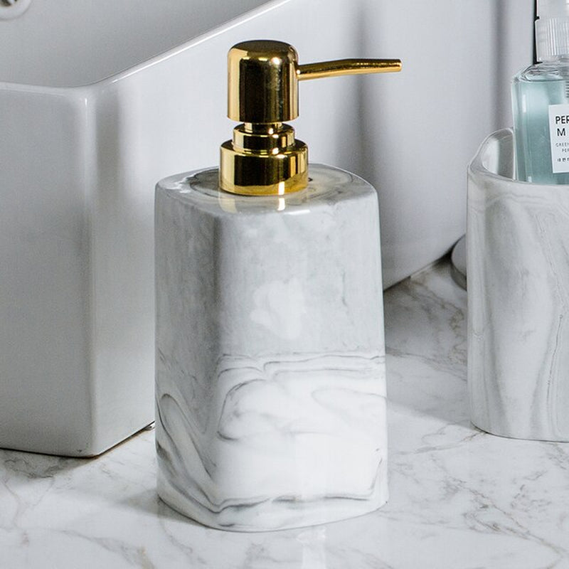 European Bathroom Wash Set Ceramic Soap