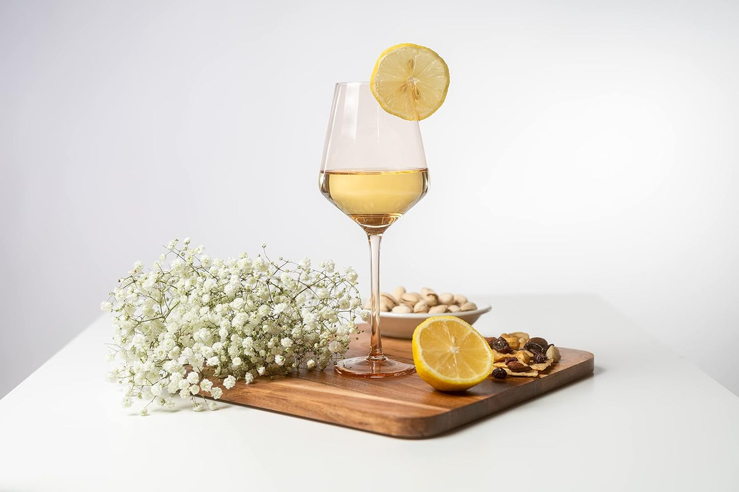 Light Peach Pantone Wine Glasses 16.5Oz | Set of 6