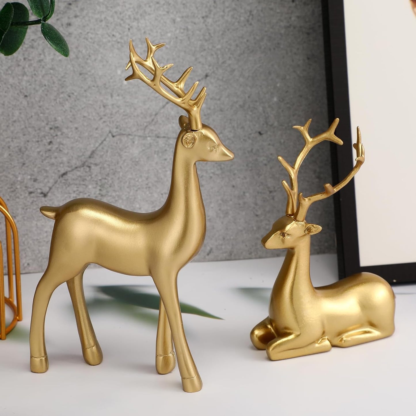  Christmas Resin Deer | 4 Pcs 