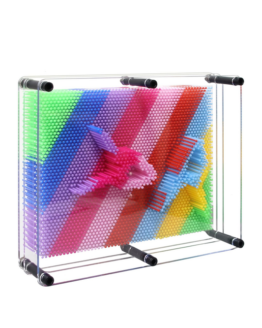 3D Pin Art Board Rainbow