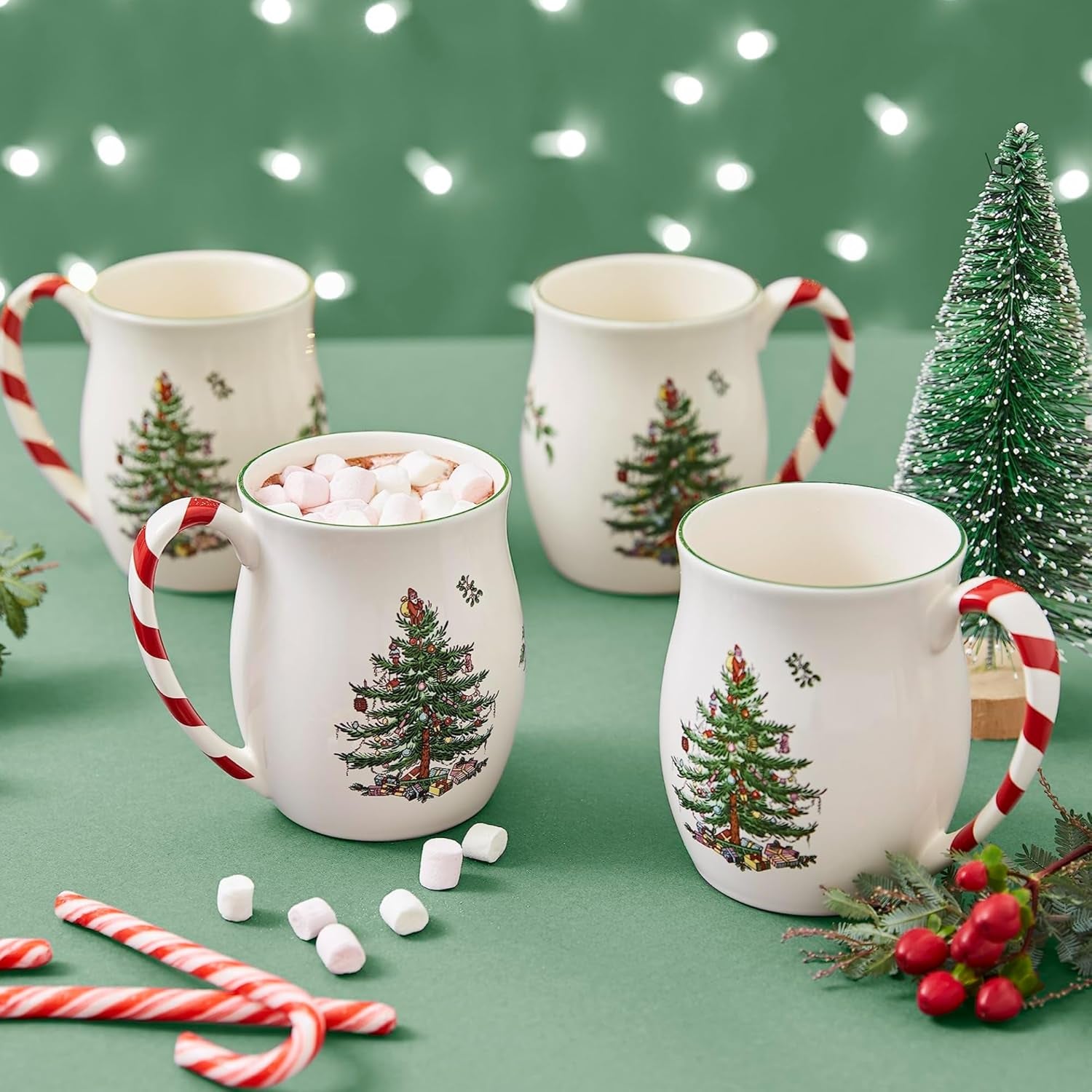 Christmas Three Mug  | Set of 4 