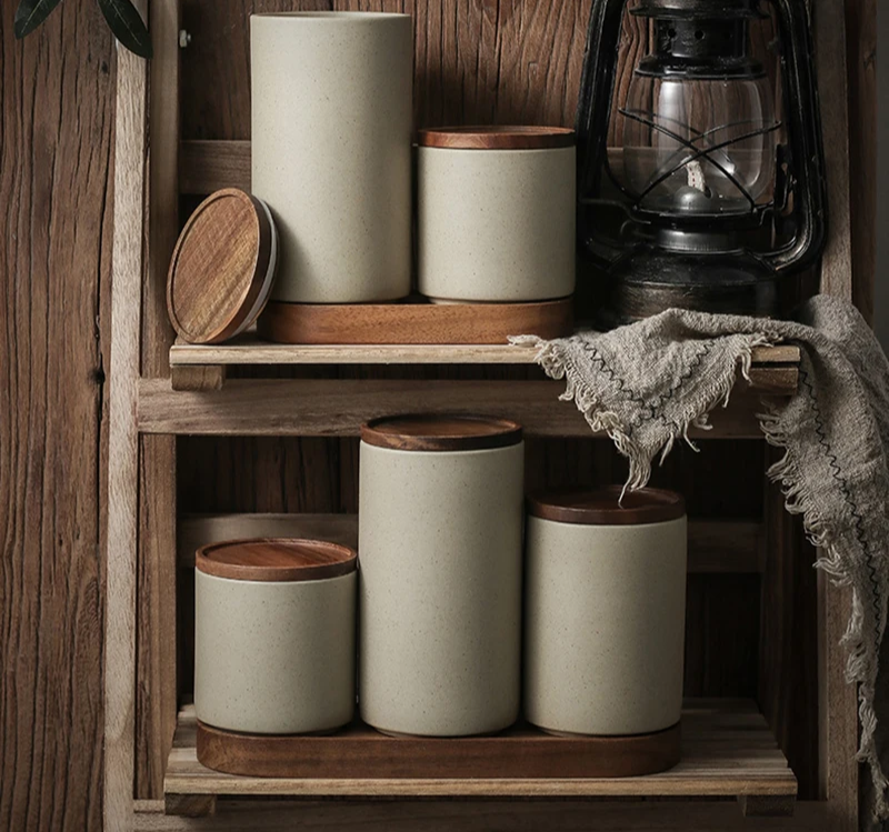 Retro Ceramic Storage Jar 