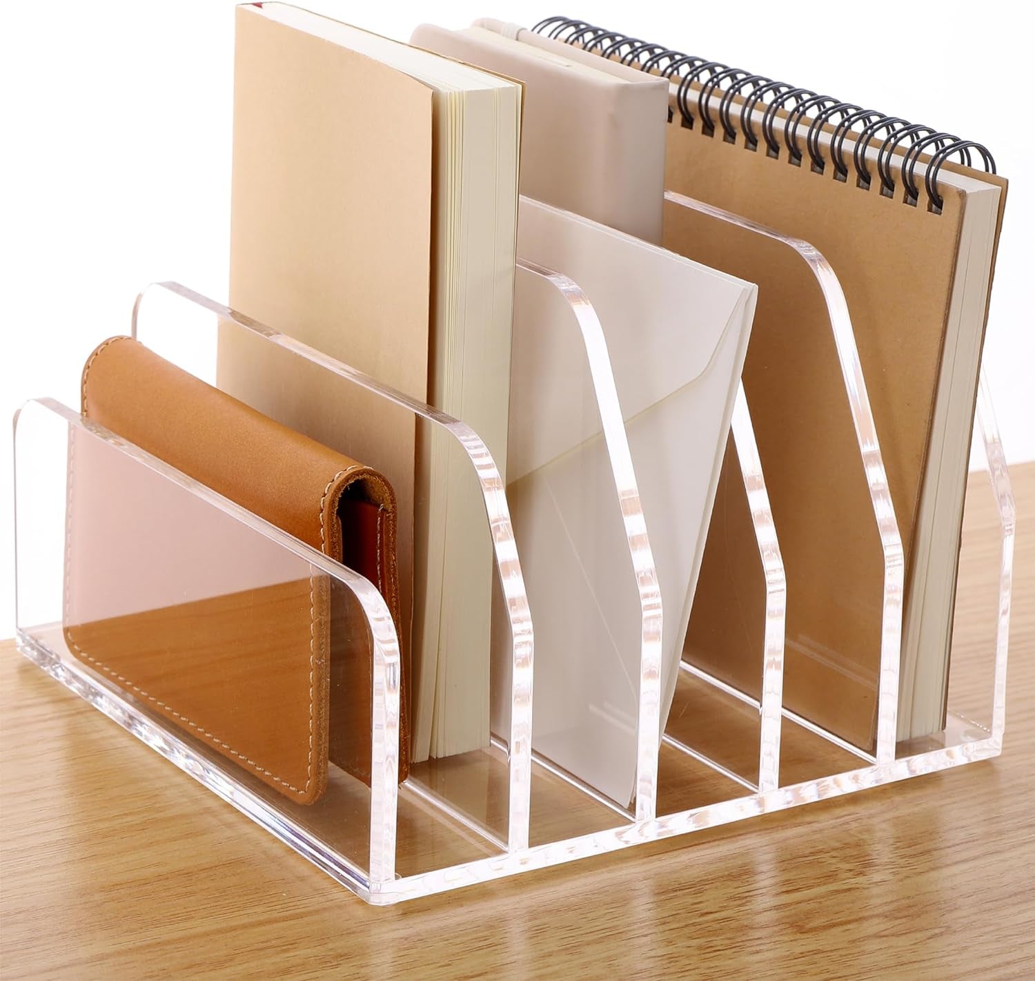 Acrylic File Organizer Mail Sorter