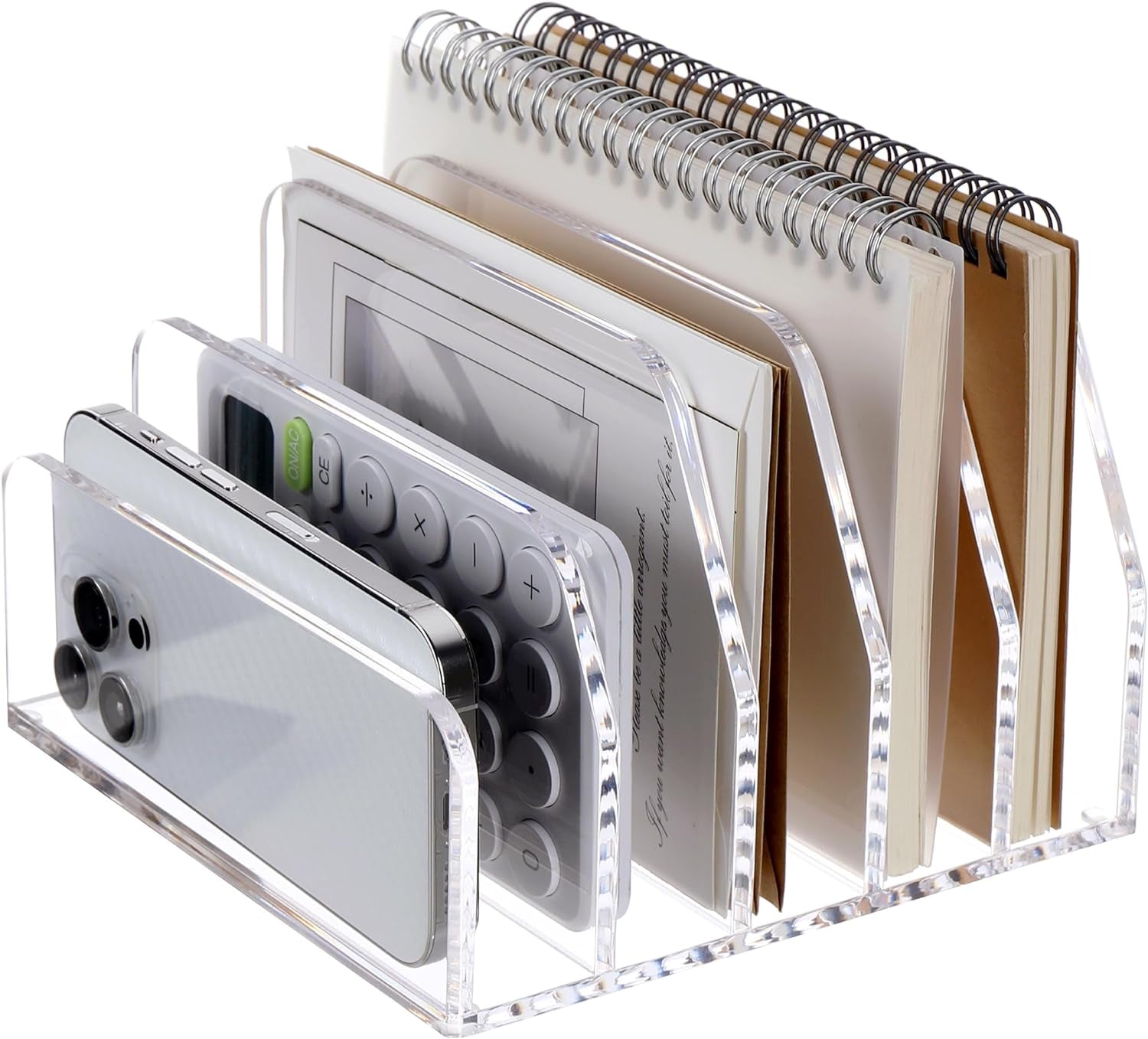 Acrylic File Organizer Mail Sorter