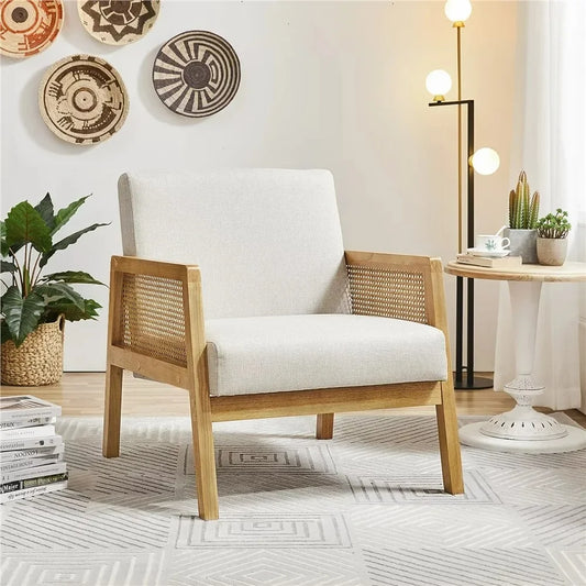 Chair with Rattan Sides 