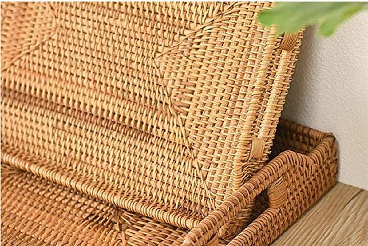 Hand-Woven Rattan Serving Tray