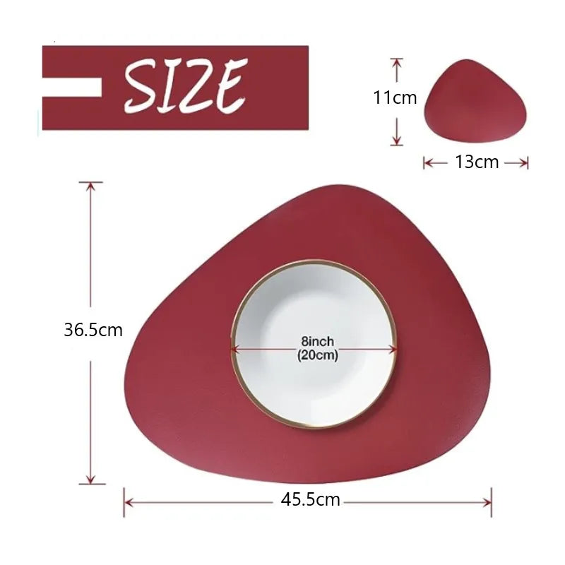 Kitchen Dining Table Place Mats and Coaster | Set of 4 