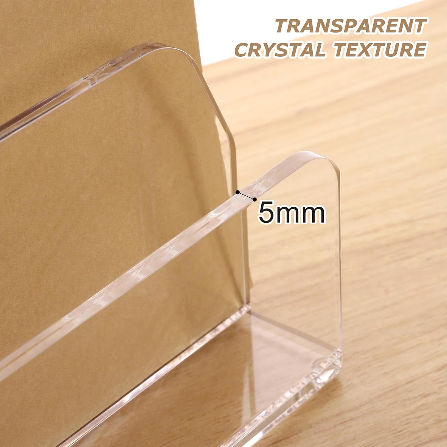 Acrylic File Organizer Mail Sorter