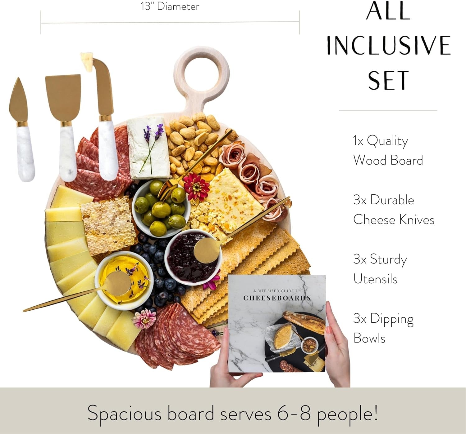 Cheese and Charcuterie Board Set | 10 Pcs