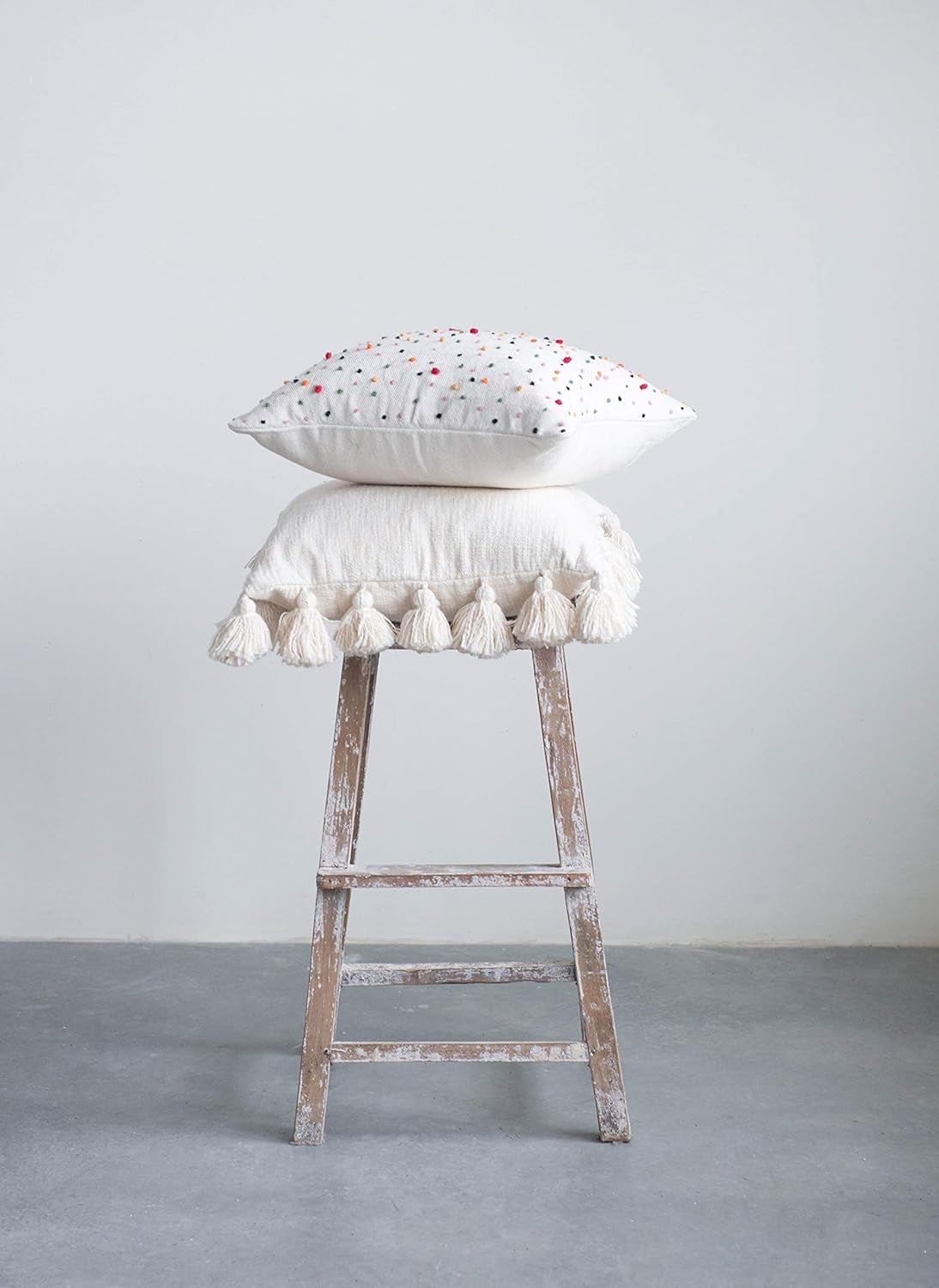 Woven Cotton Slub Pillow 