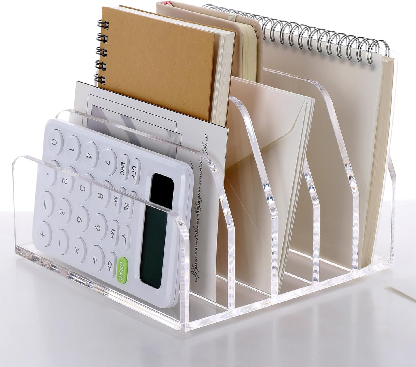 Acrylic File Organizer Mail Sorter